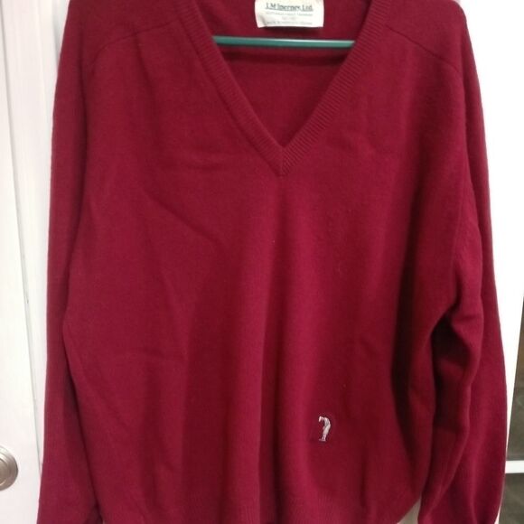 Lot Of 2 J. McInerney Ltd. Men 100% Lambswool Golf - Picture 6 of 9